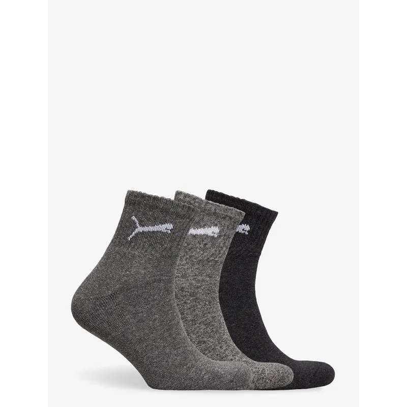 Puma – PUMA SHORT CREW 3P UNISEX – anthracite / grey