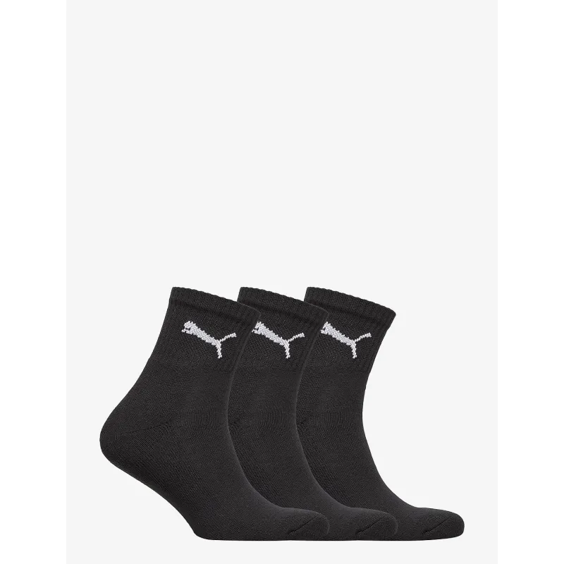 Puma – PUMA SHORT CREW 3P UNISEX – Noir