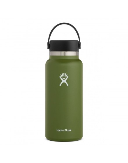Hydro Flask – 32 Oz Bouche Large Avec Capuchon Flex Olive