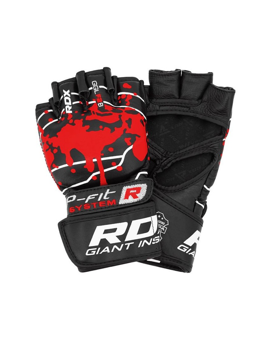 RDX – Gant de Grappling Sang Double Strap  – Noir