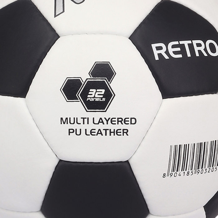 MAYOR – Ballon De Football Rétro Pu – Blanc