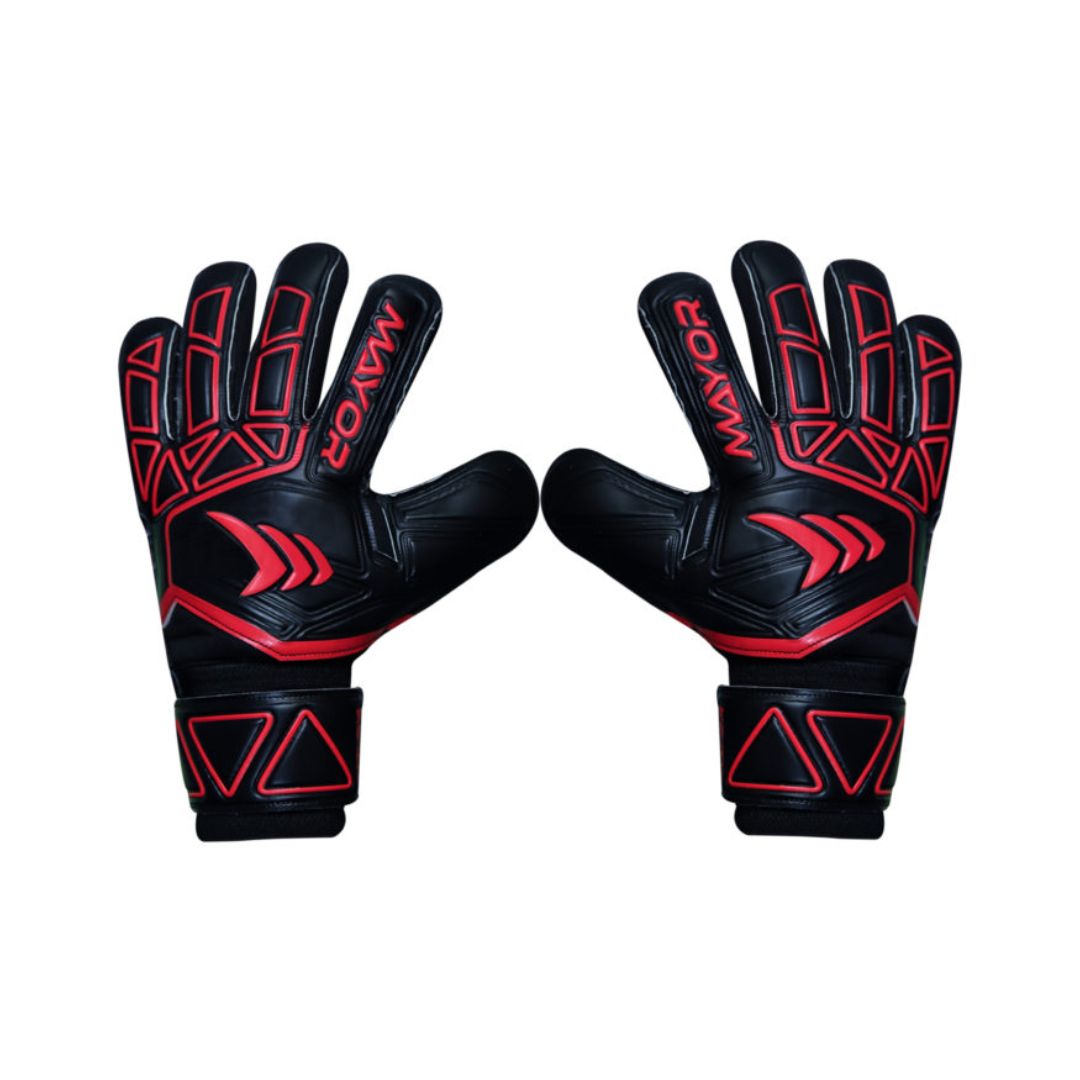 MAYOR – Ruby Gant De Gardien – Noir et rouge