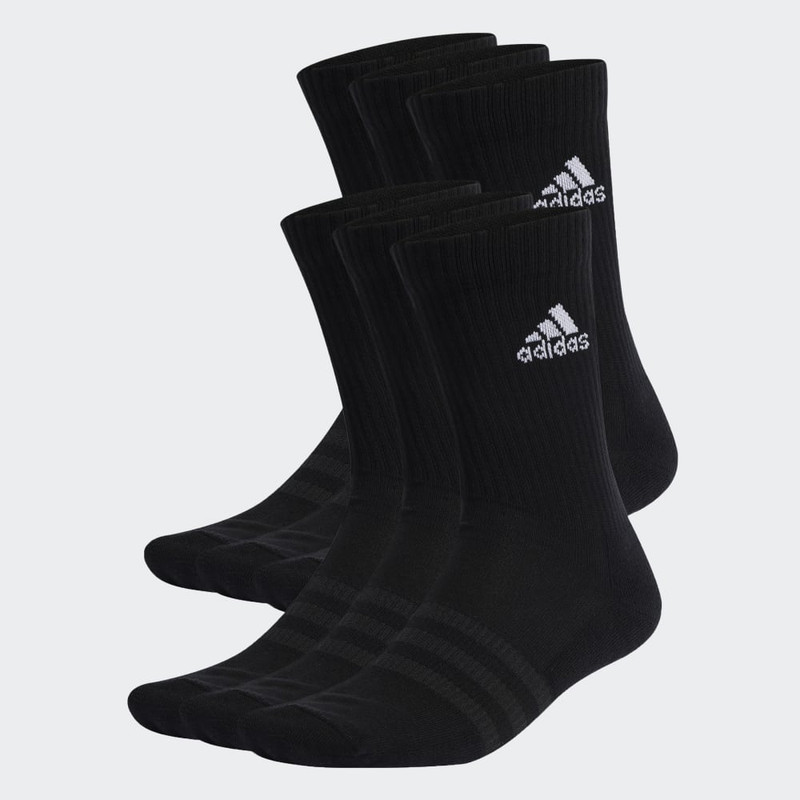 ADIDAS – Chaussettes matelassées Sportswear (6 paires) – Noir