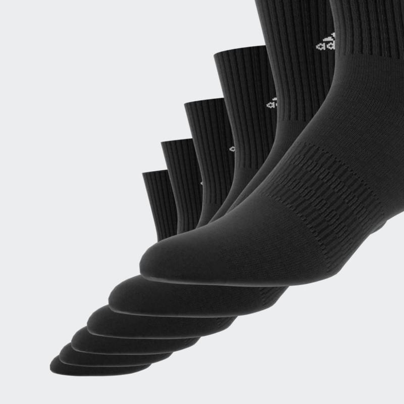 ADIDAS – Chaussettes matelassées Sportswear (6 paires) – Noir