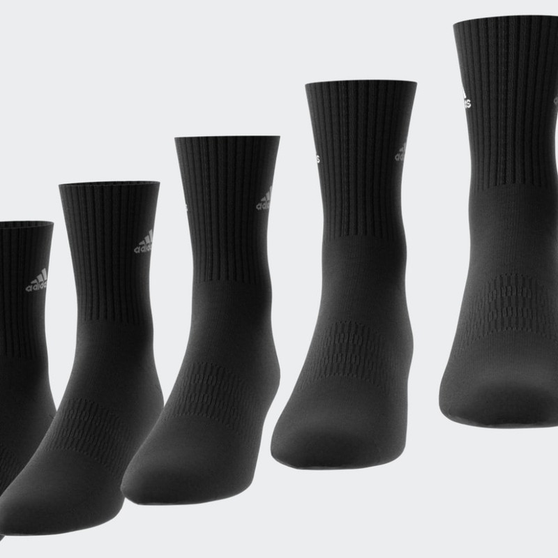 ADIDAS – Chaussettes matelassées Sportswear (6 paires) – Noir