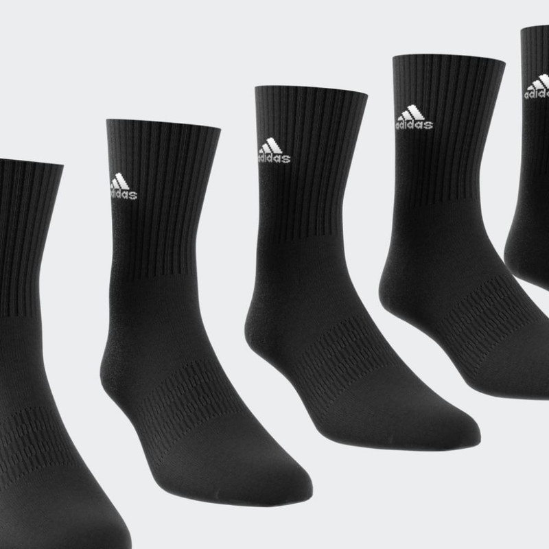 ADIDAS – Chaussettes matelassées Sportswear (6 paires) – Noir