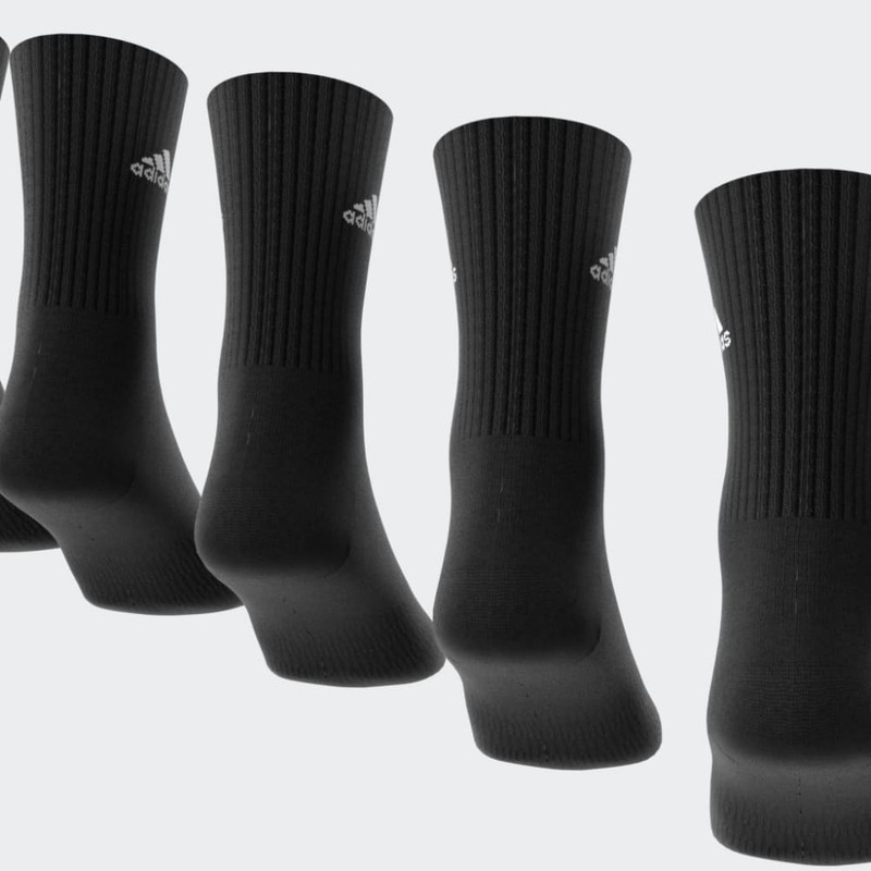 ADIDAS – Chaussettes matelassées Sportswear (6 paires) – Noir