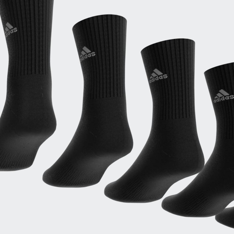 ADIDAS – Chaussettes matelassées Sportswear (6 paires) – Noir