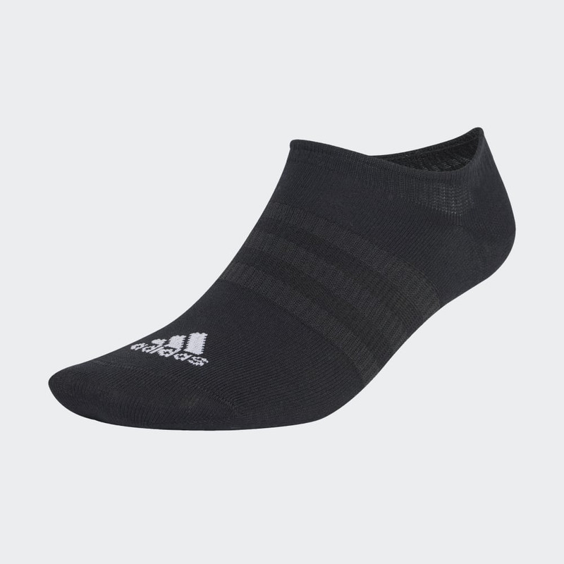 ADIDAS – Socquettes invisibles fines et légères (3 paires) – Noir