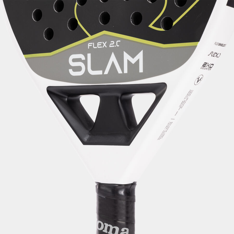 Joma – Raquette de padel Slam – Flex vert blanc