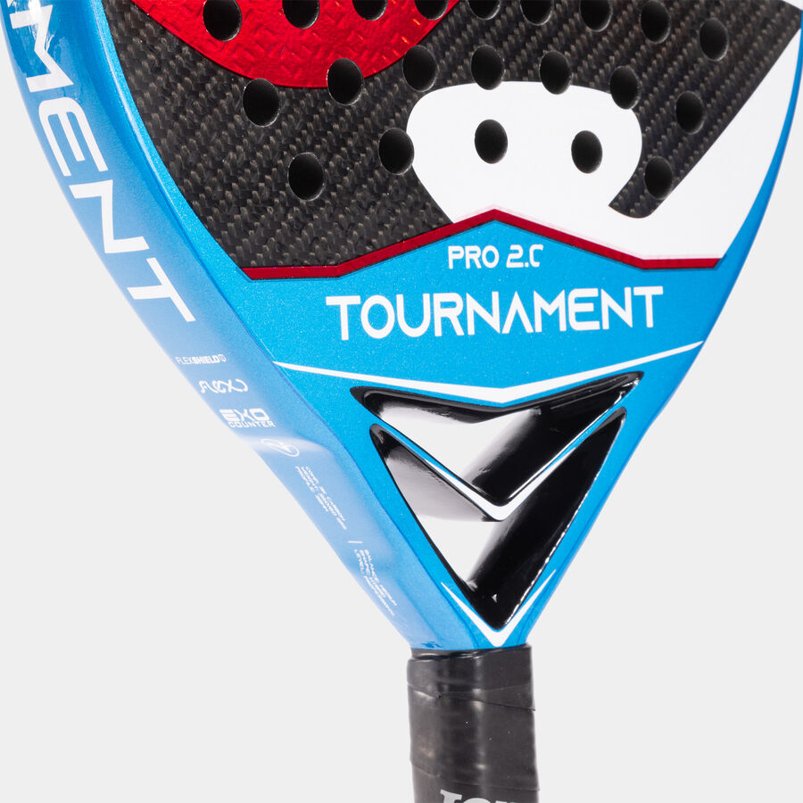 Joma – Raquette de padel Tournament Pro bleu marine rouge