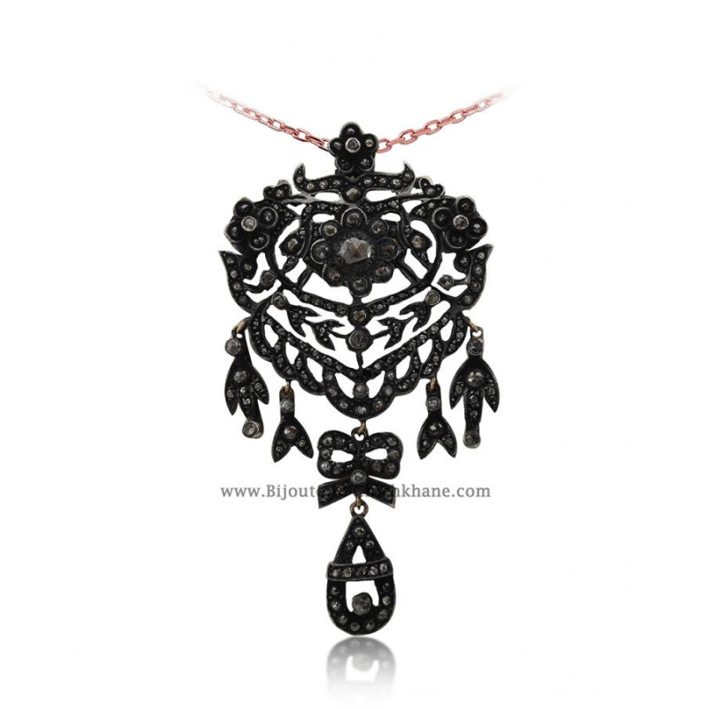 Pendentif Diamants Rose ''Chichkhane'' 53074
