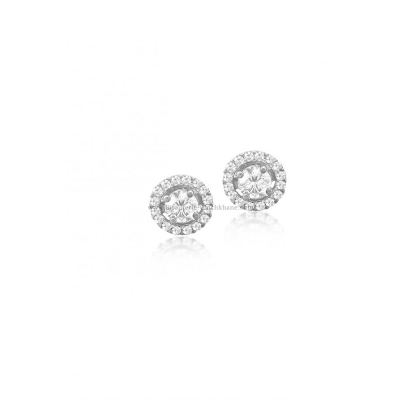 Boucles D'oreilles Diamants 51235