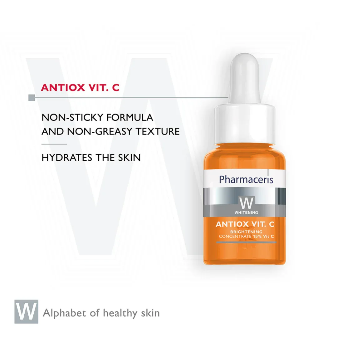 Pharmaceris W Antiox Vitamine C 15% Concentré Eclaircissant 30ml