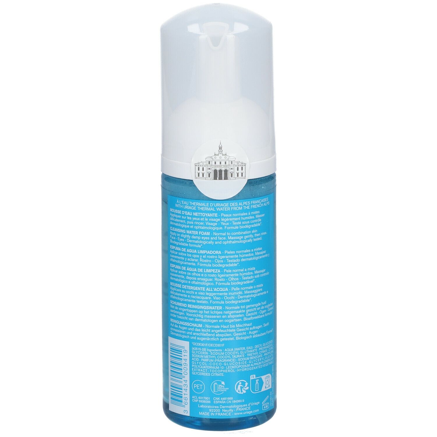 Uriage Mousse d’Eau Nettoyante 150ml