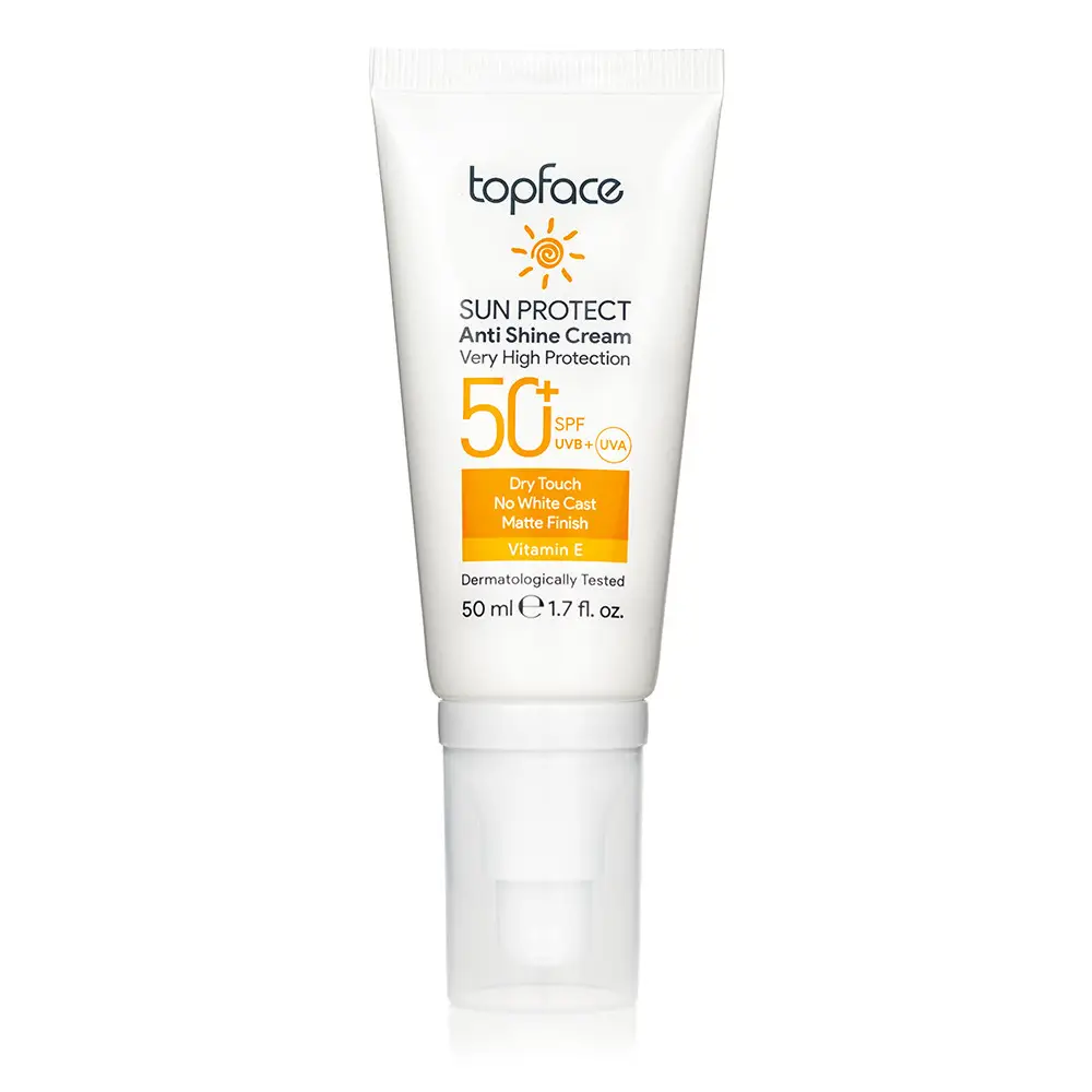 Topface Sun Protect SPF 50+ Crème Solaire Anti-Brillance 50ml