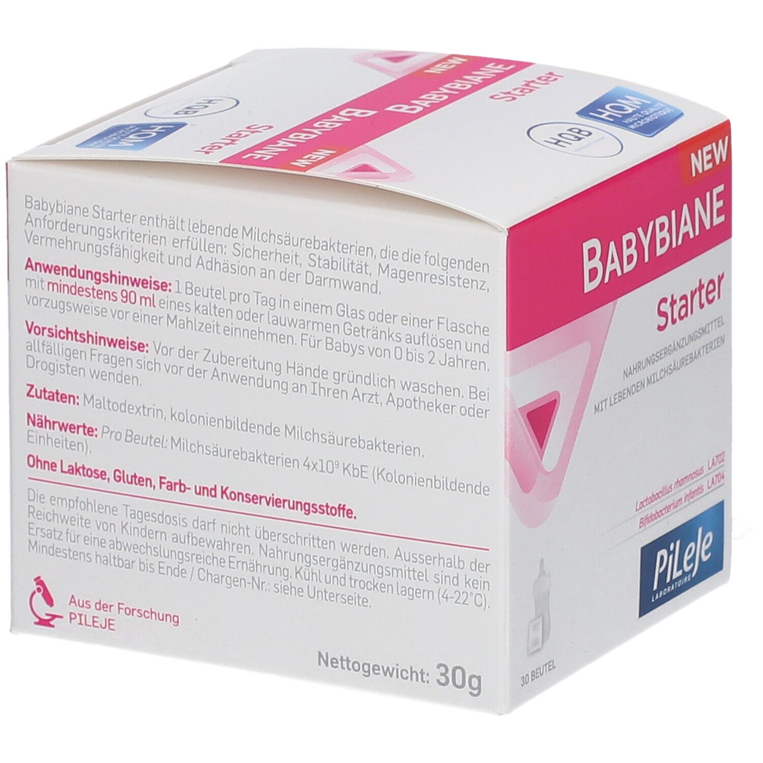 Pileje Babybiane Starter 30 Sachets