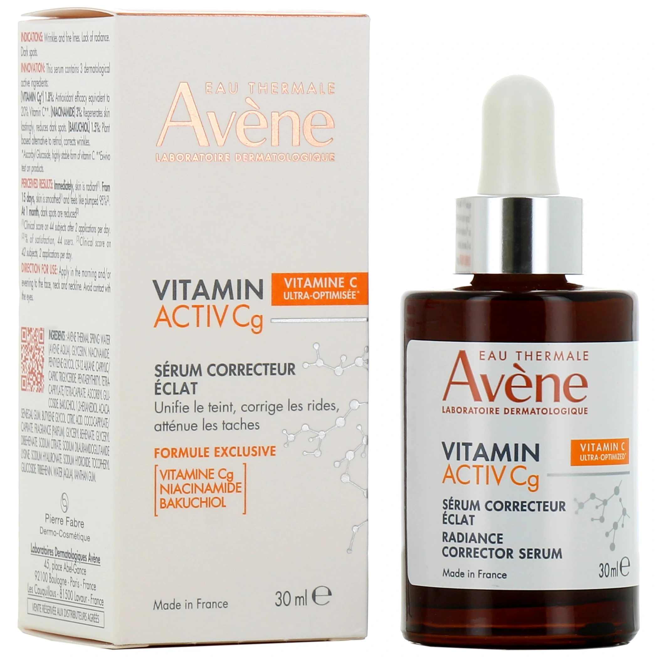 Avene Vitamin Activ Cg Sérum Correcteur Eclat 30ml