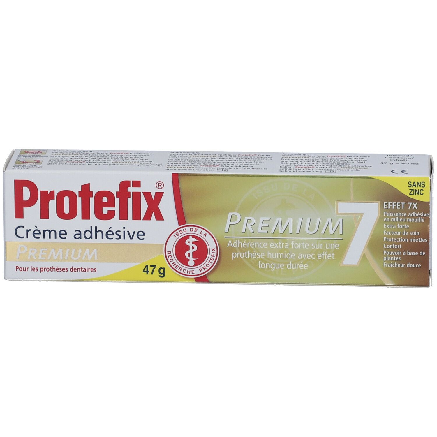 Protefix Crème Adhésive Premium 47g