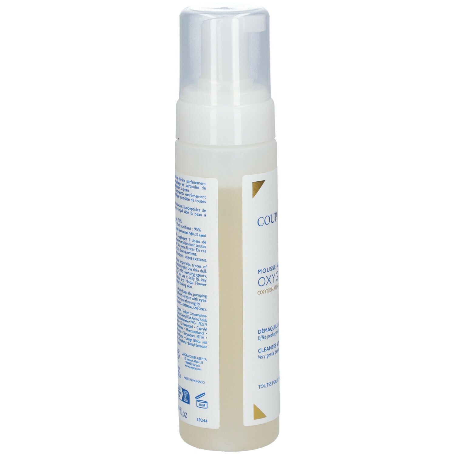 Coup d’Éclat Mousse Nettoyante Oxygénante 200ml