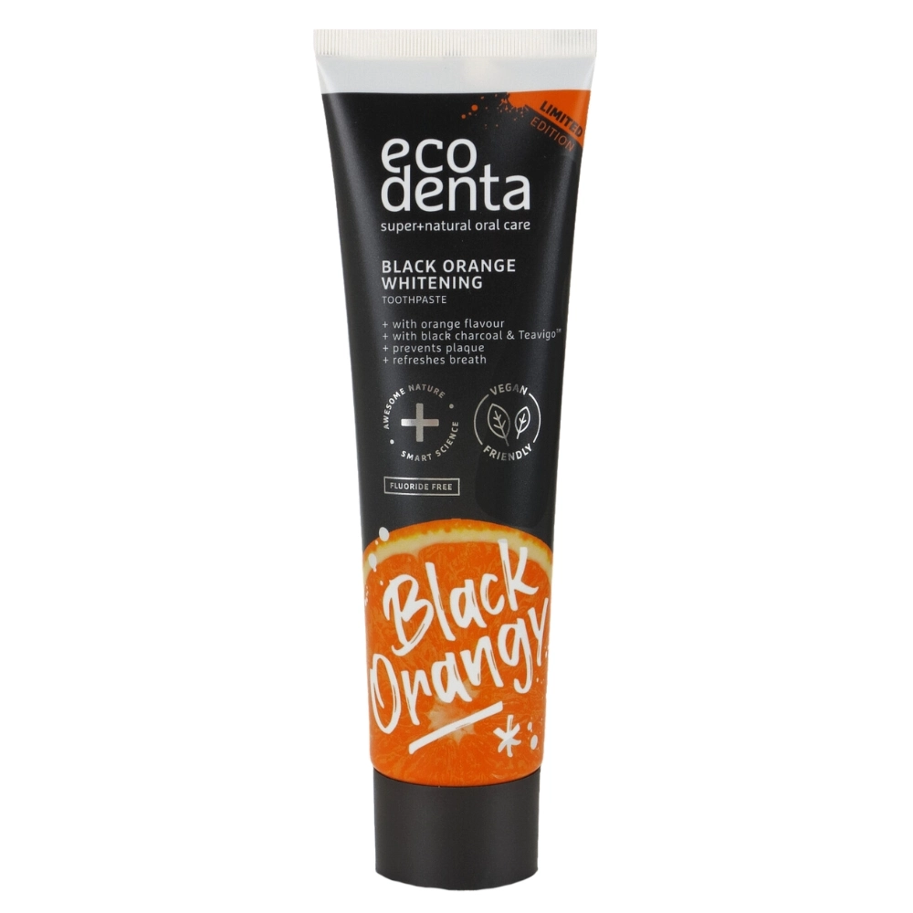Ecodenta Dentifrice au Charbon Actif Black Orange 100ml