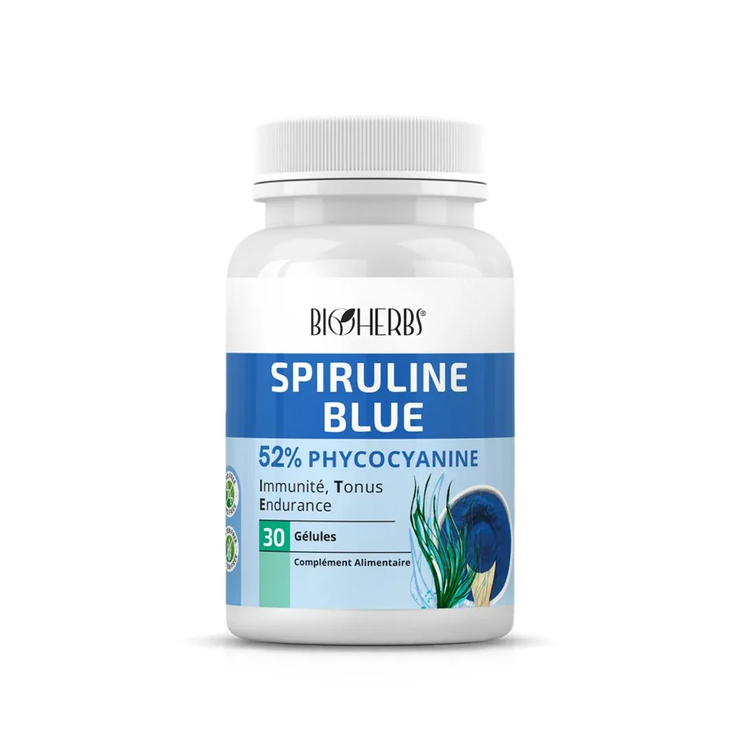 Bioherbs Spiruline Bleu 30 gelules