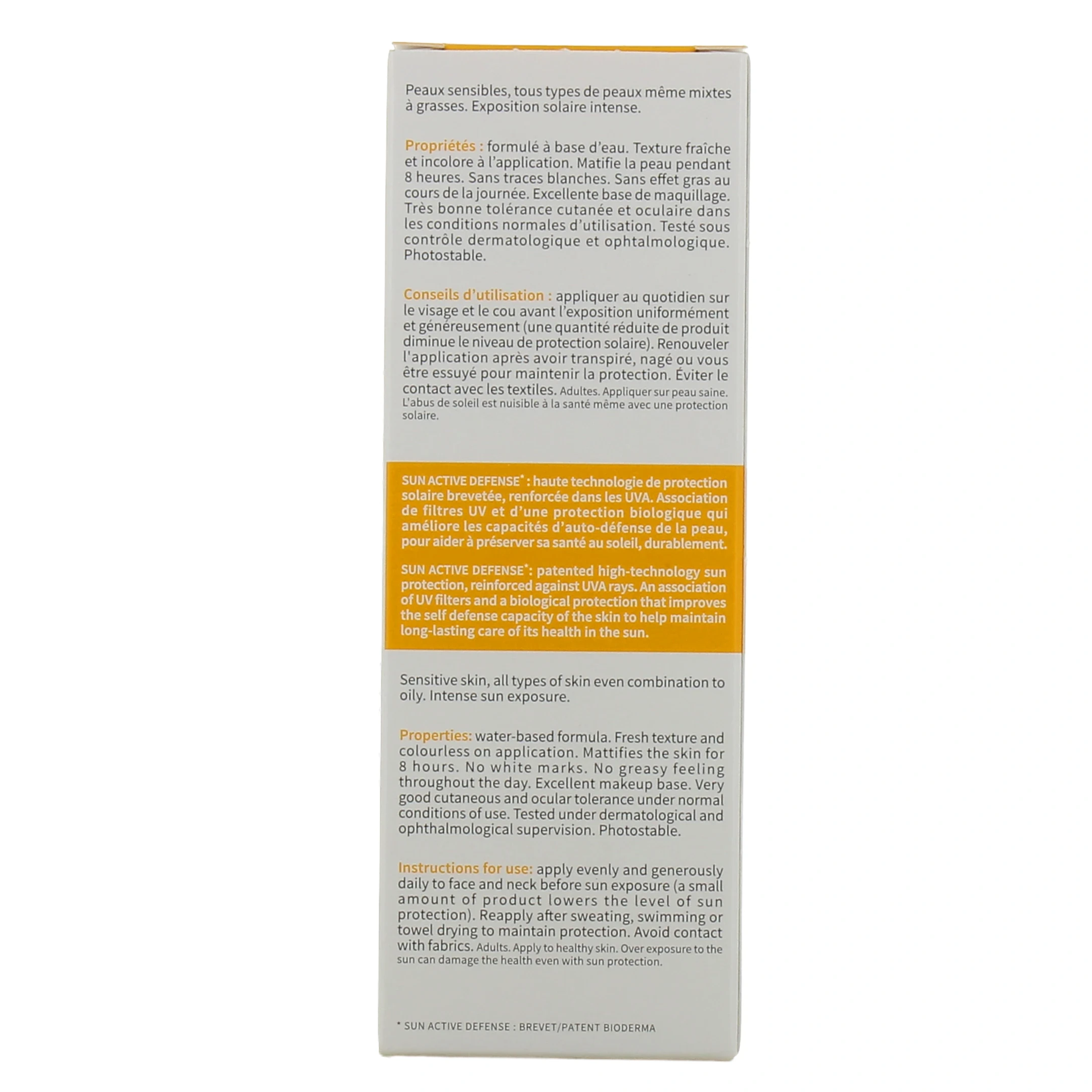 Bioderma Photoderm Aquafluide Sun Active Defense SPF50+ 40ml