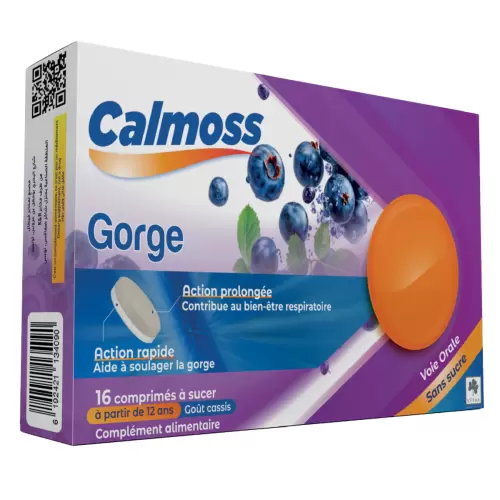 Vital Calmoss Gorge Cassis 16 Comprimes