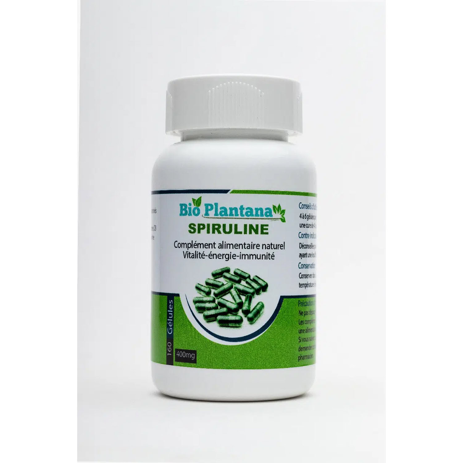 Bio Plantana Spiruline 160 Gélules