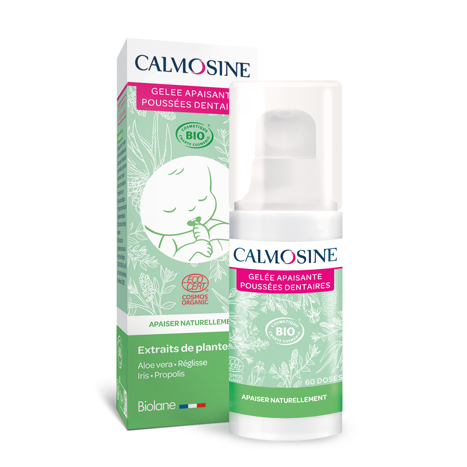 Calmosine Gelée Apaisante Poussées Dentaires Bio 15ml
