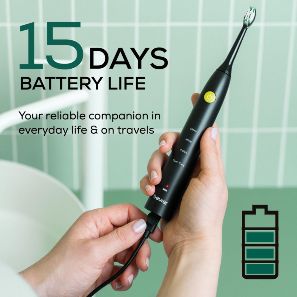 Beurer SC 30 Jet Black GP Brosse a Dents Electrique