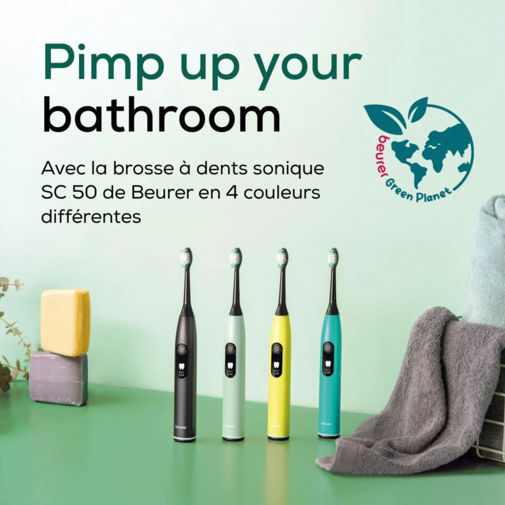 Beurer SC 50 Splashy Lemon GP Brosse à Dents Electrique