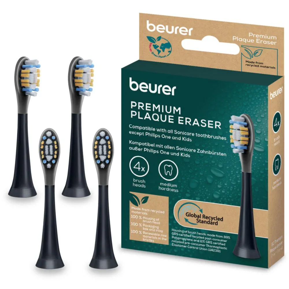 Beurer Têtes de Brosse à Dents SC Premium Plaque Eraser 4x GP – 10522