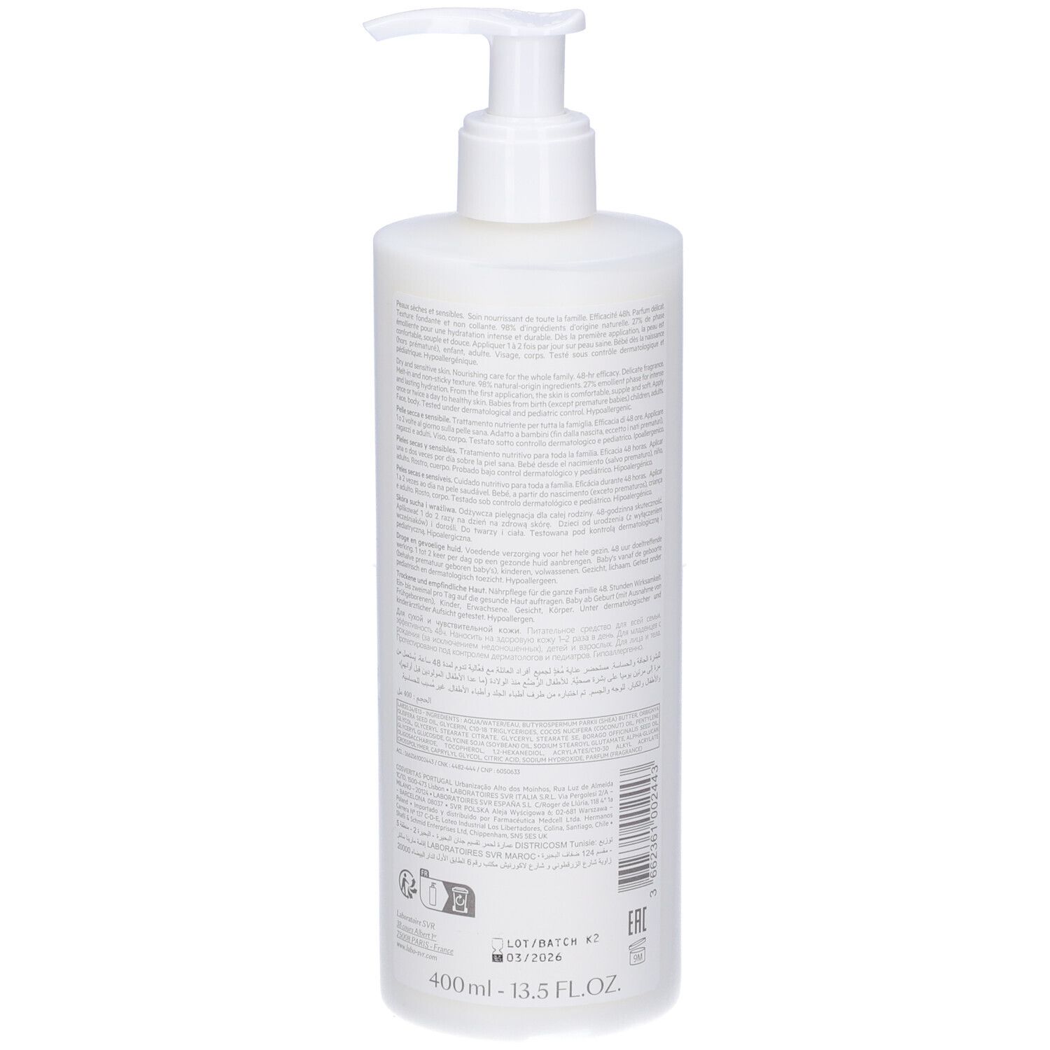 SVR Topialyse Crème 400ml