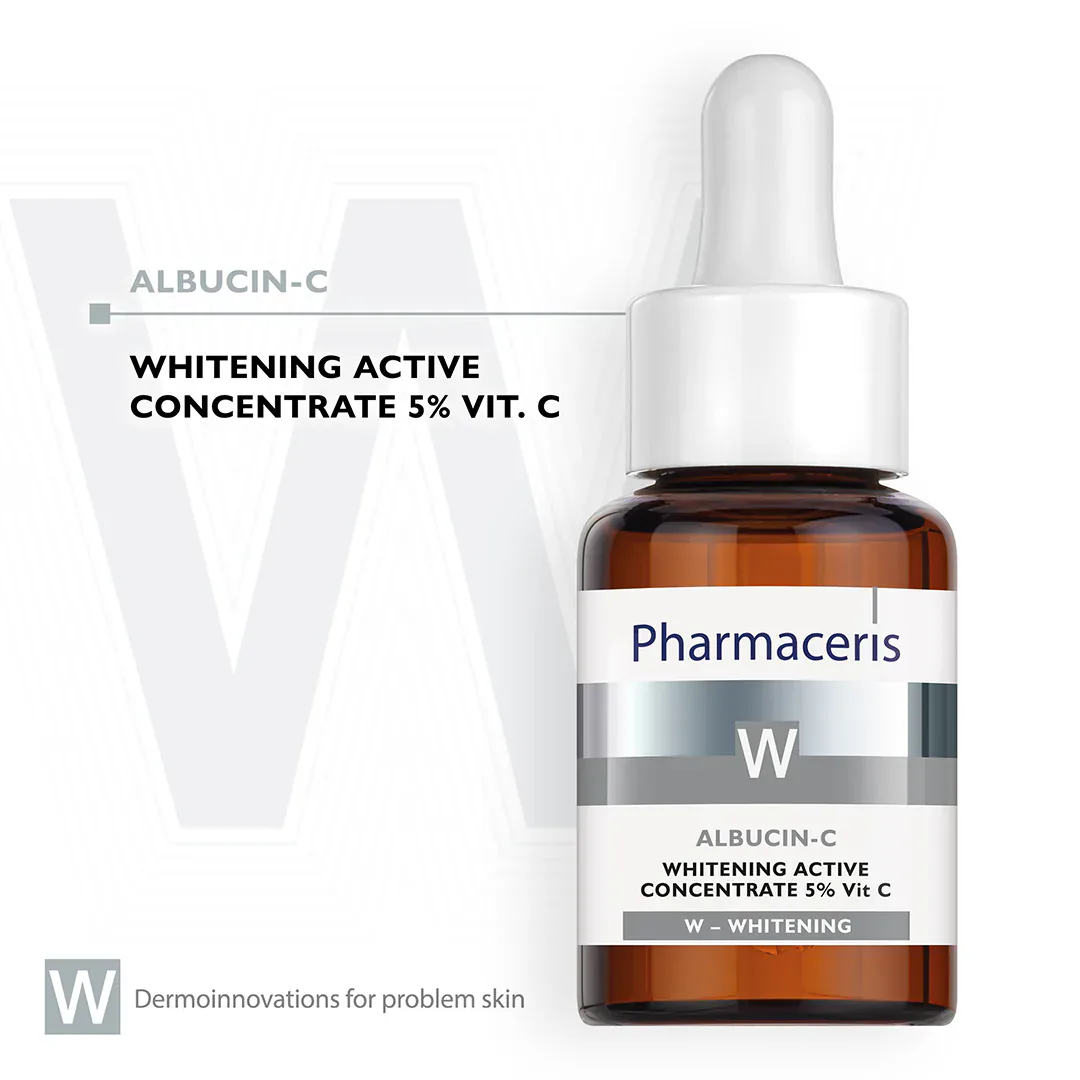 PHARMACERIS W Albucin-C 5% Serum Concentre Anti-Tache 30ml