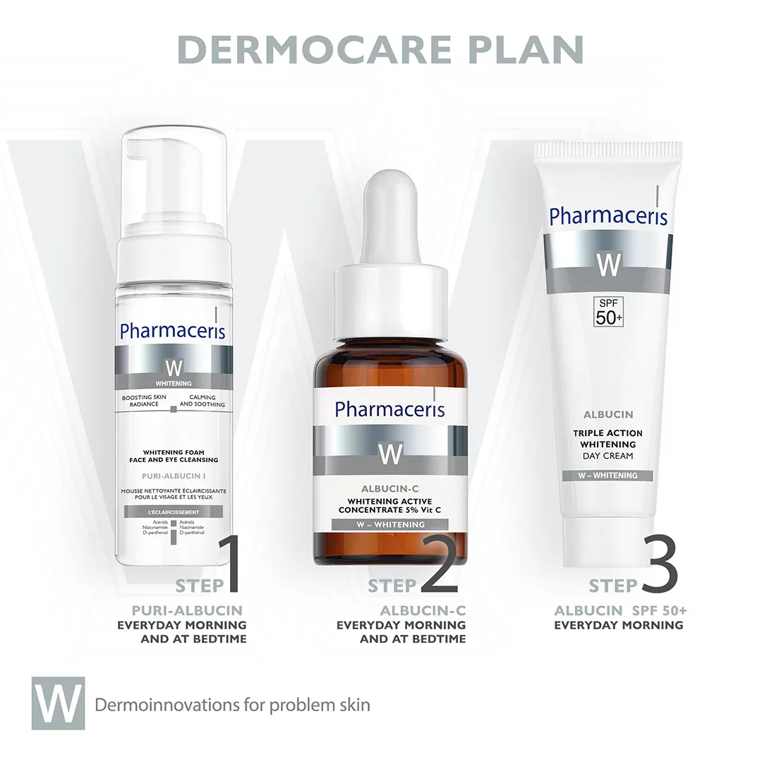 PHARMACERIS W Albucin-C 5% Serum Concentre Anti-Tache 30ml