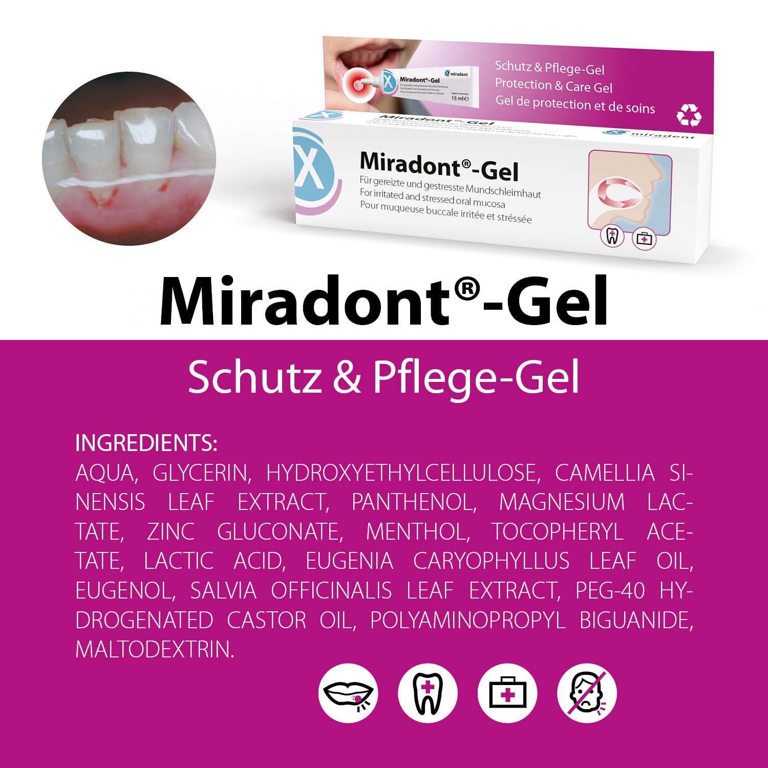 MIRADENT Miradont Gel 15ml