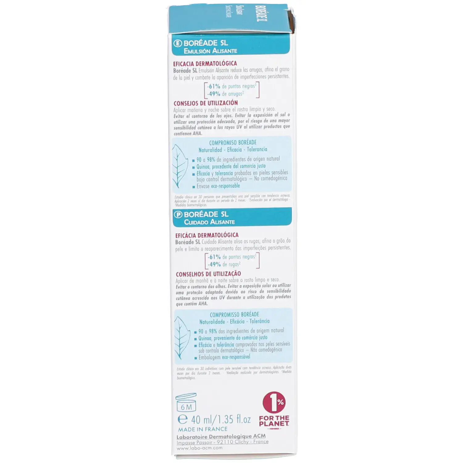 ACM Boreade SL Soin Lissant 40ml