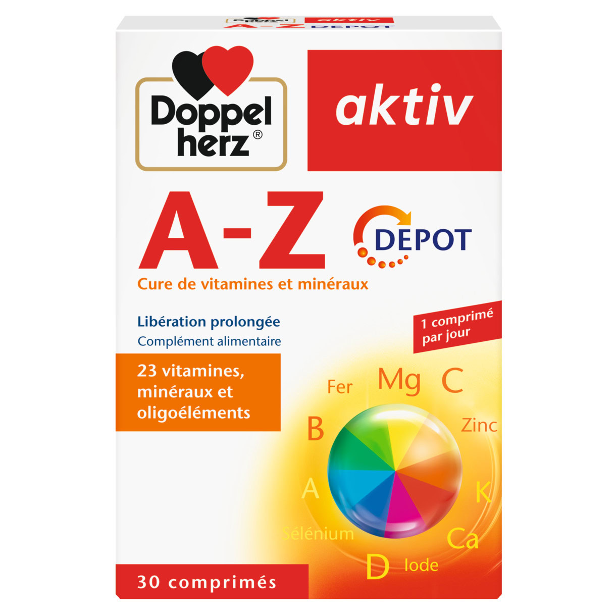 AKTIV A-Z Action Durable 30 Comprimes