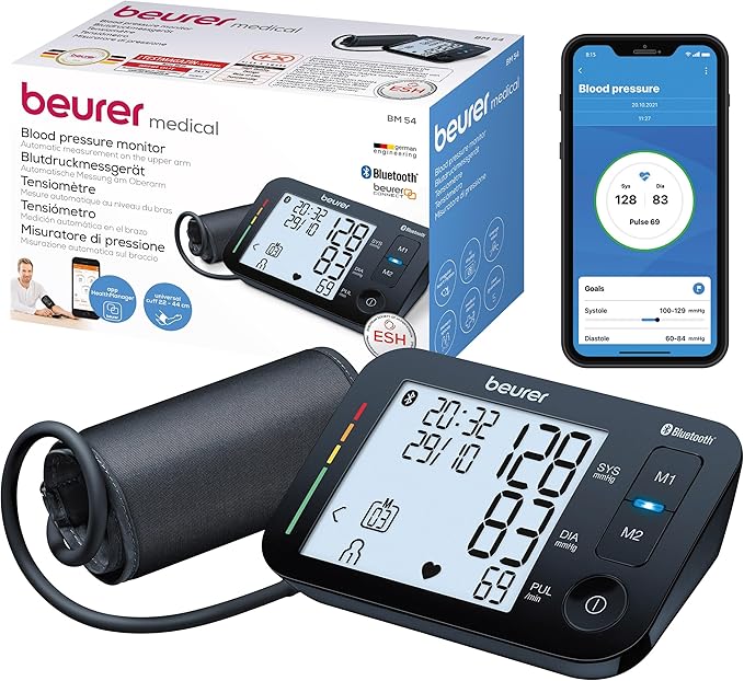 BEURER BM 54 Tensiometre au Bras avec Bluetooth