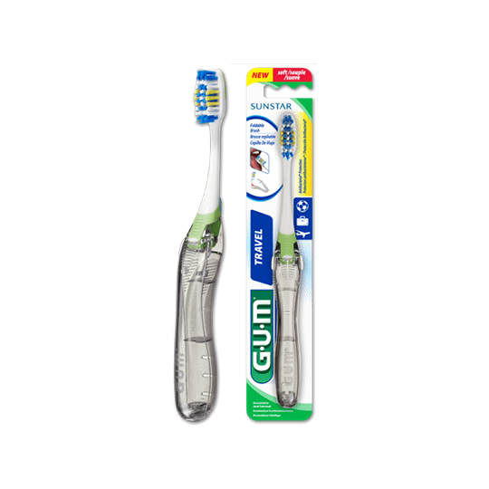 Gum Brosse à Dents De Voyage Souple 158