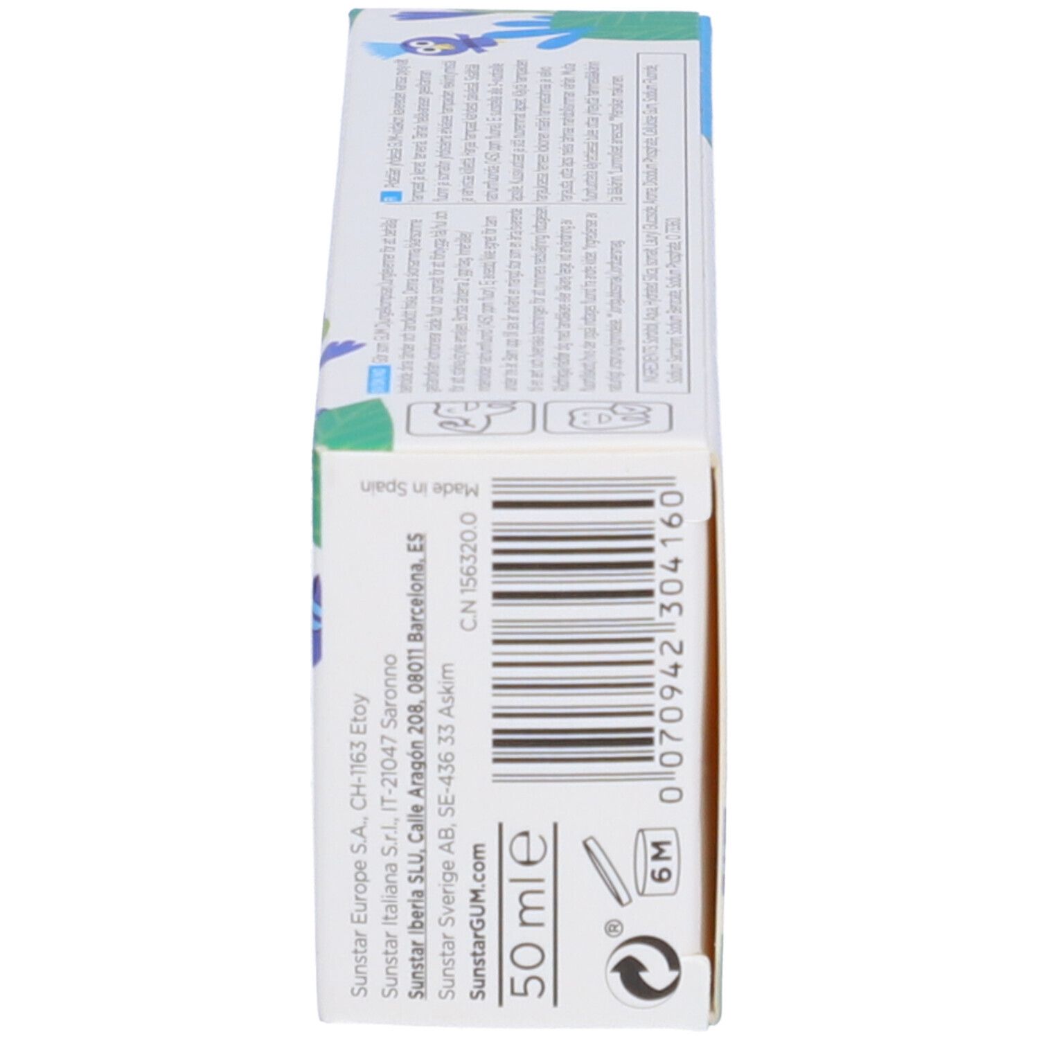 Gum Dentifrice Junior dès 6 ans 50ml