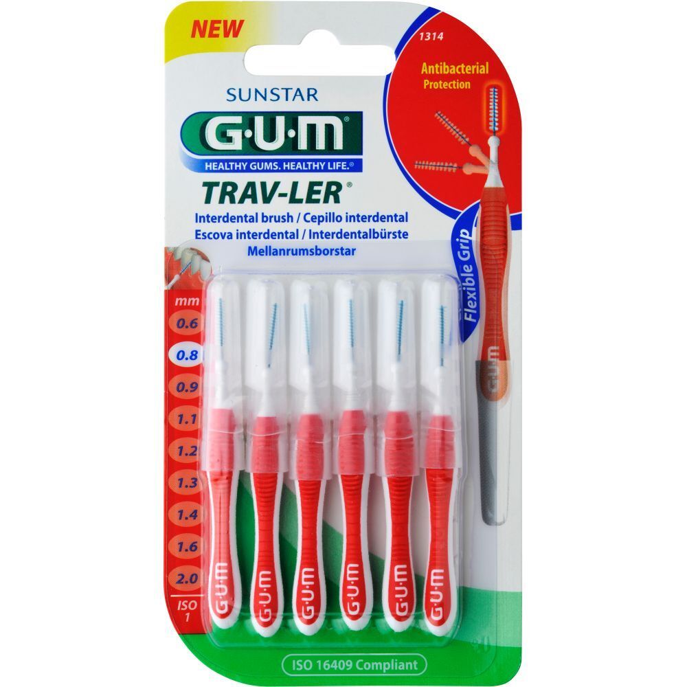 Gum Brossette Interdentaire Travler 0,8mm 1314