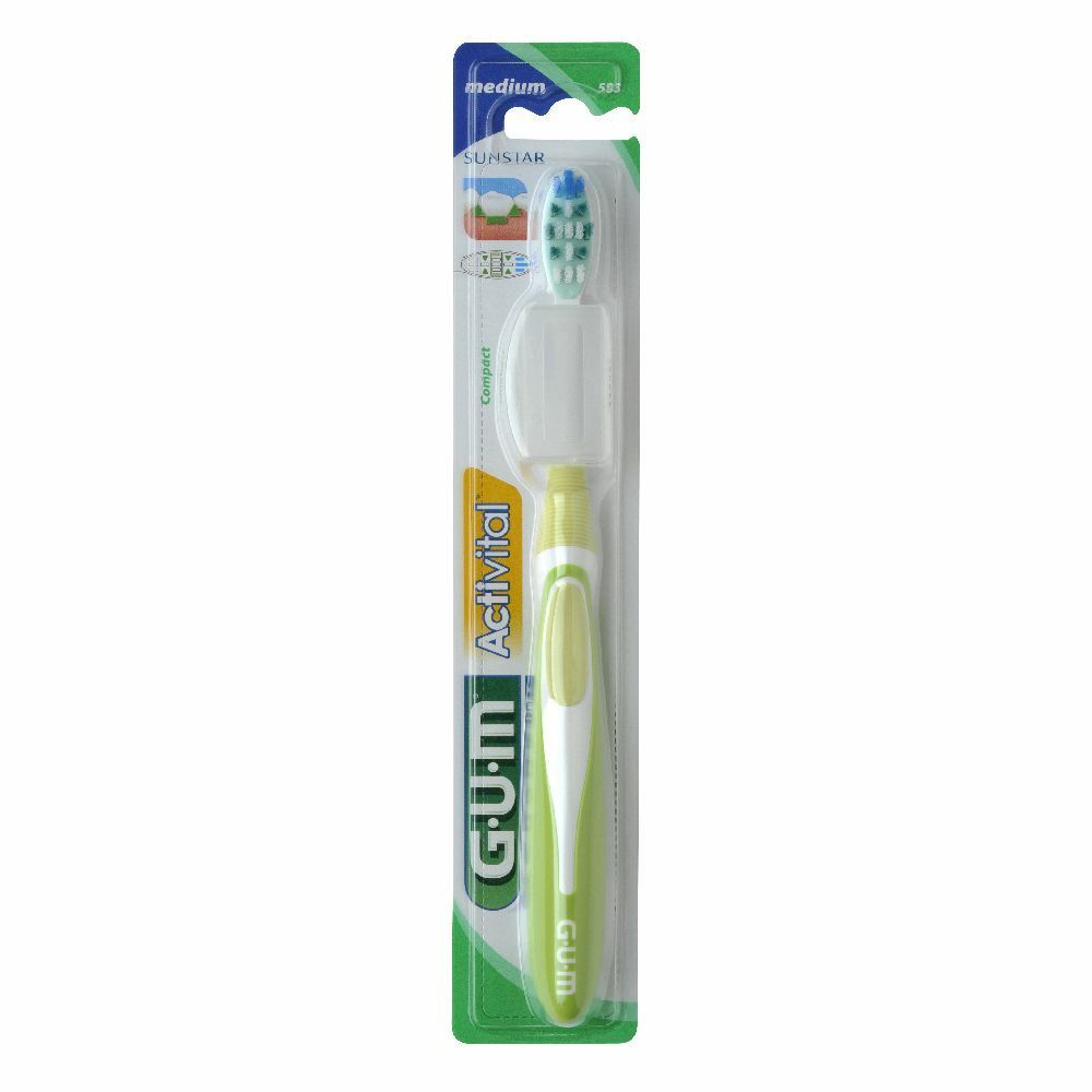 Gum Brosse à Dents ActiVital Medium Compact 583
