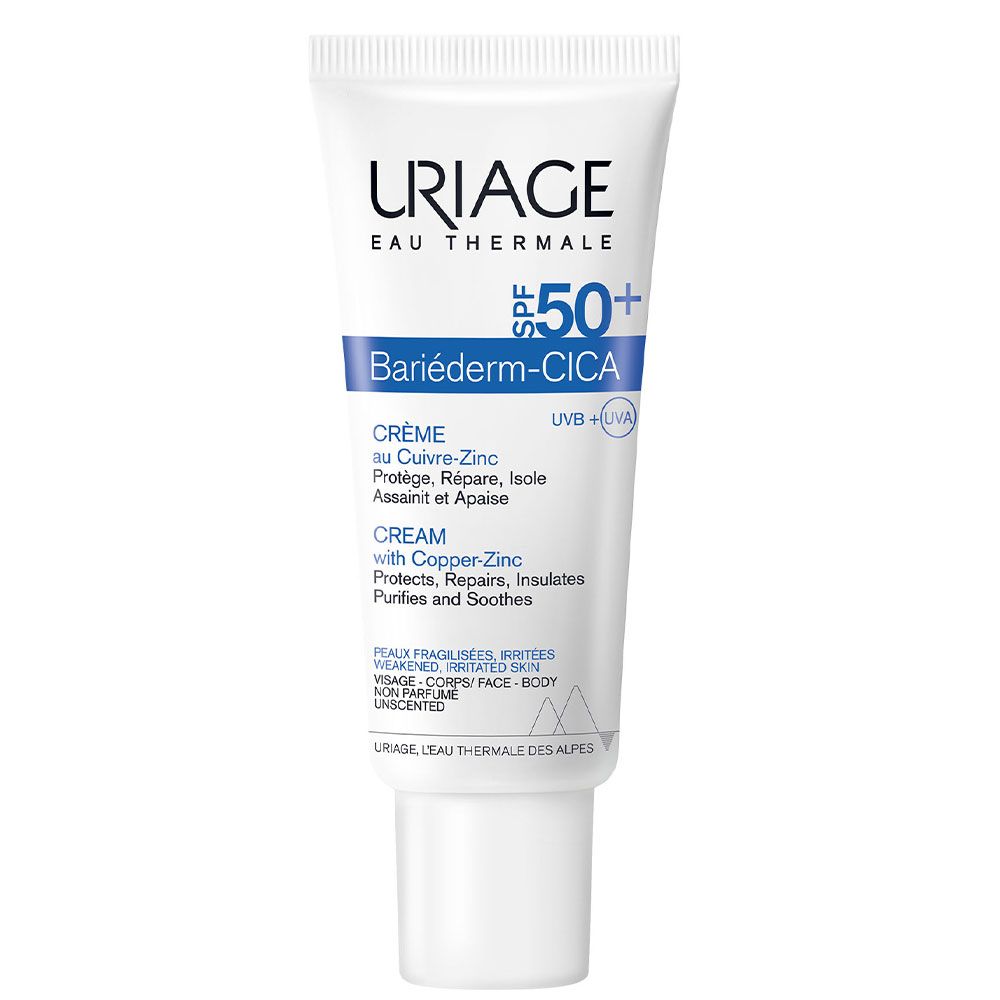 URIAGE Bariéderm Cica Crème Au Cuivre-Zinc SPF50+ 40ml