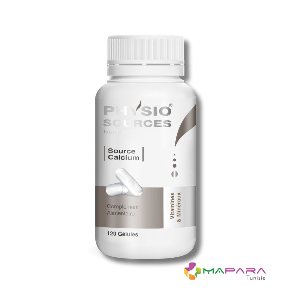 PHYSIOSOURCES Source Calcium 330mg 120 Gélules