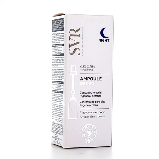 SVR Ampoule Relax Contour des Yeux Nuit 15ml