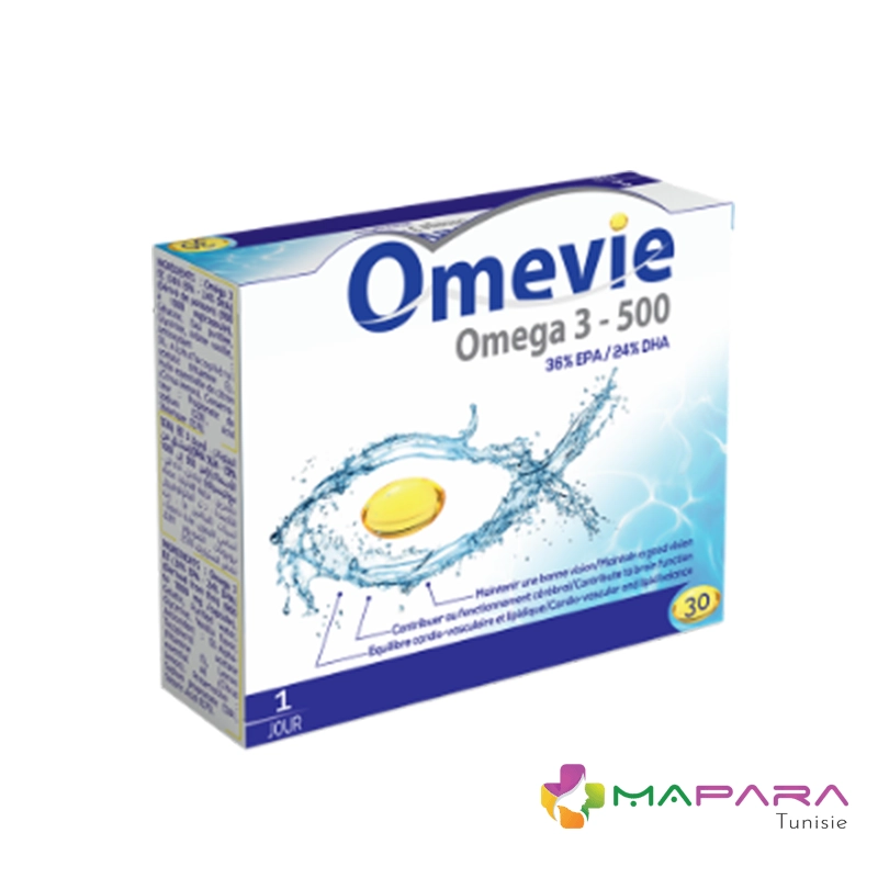 Omevie Omega 3 – 500 – 30 Capsules