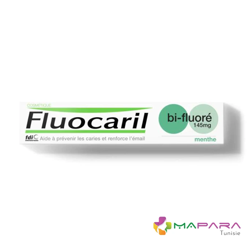 FLUOCARIL Dentifrice Menthe Bi-Fluoré 145mg 75ml