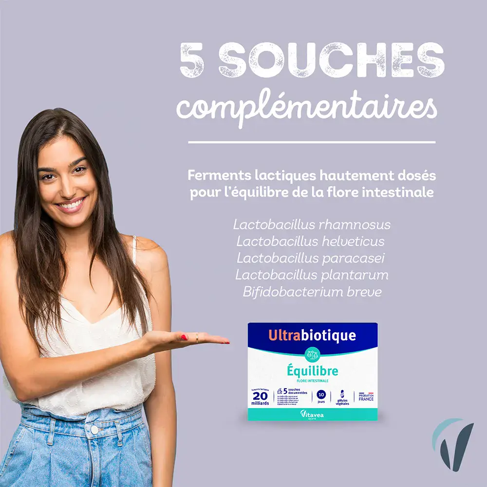 VITAVEA Ultrabiotique Equilibre 10 Gelules
